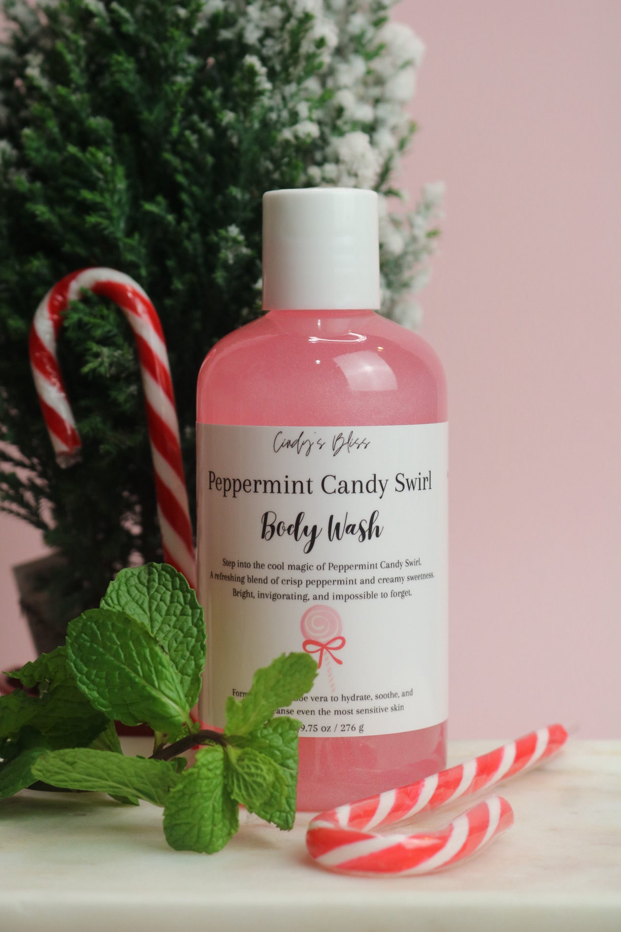 Peppermint Candy Swirl Body Wash