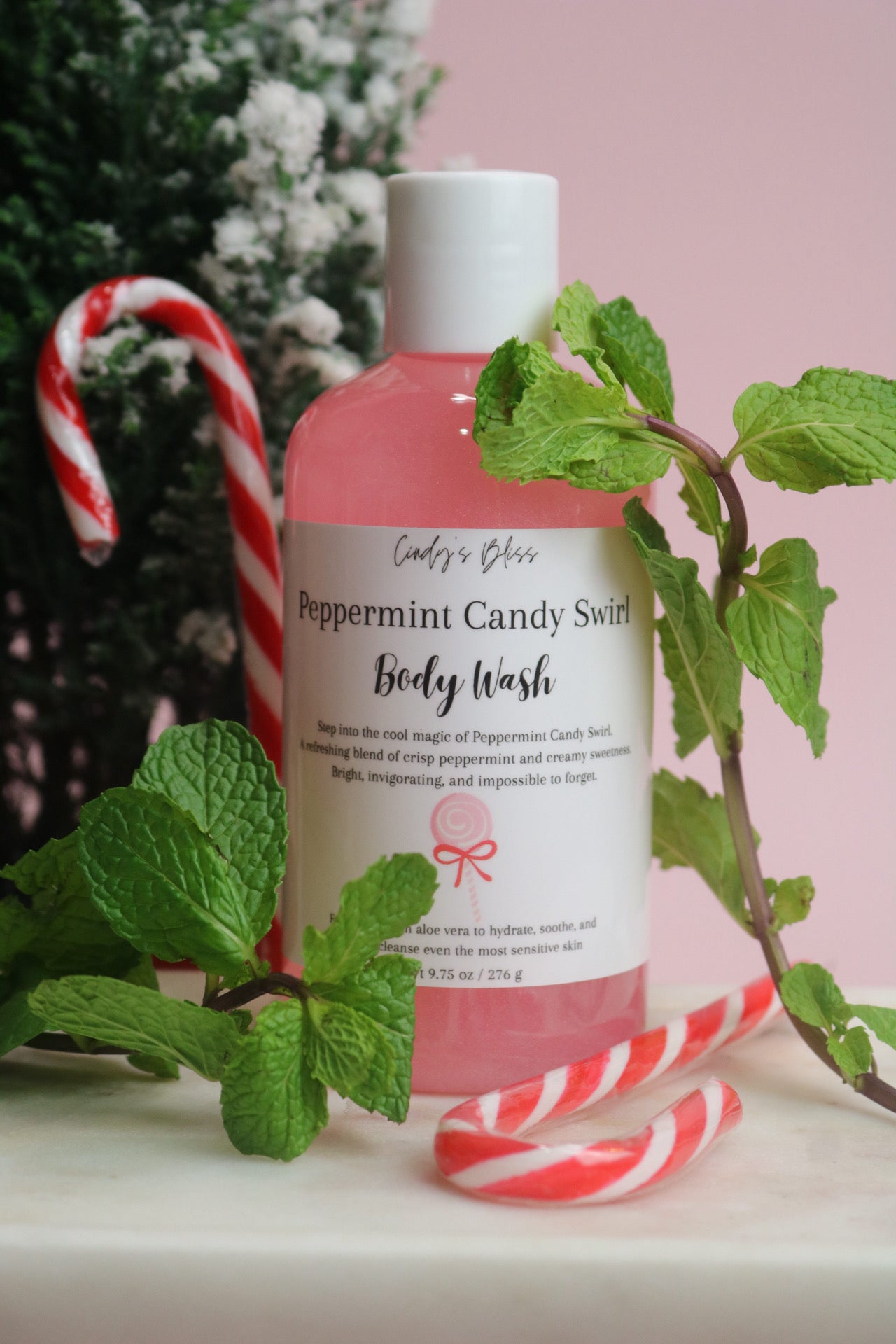 Peppermint Candy Swirl Body Wash