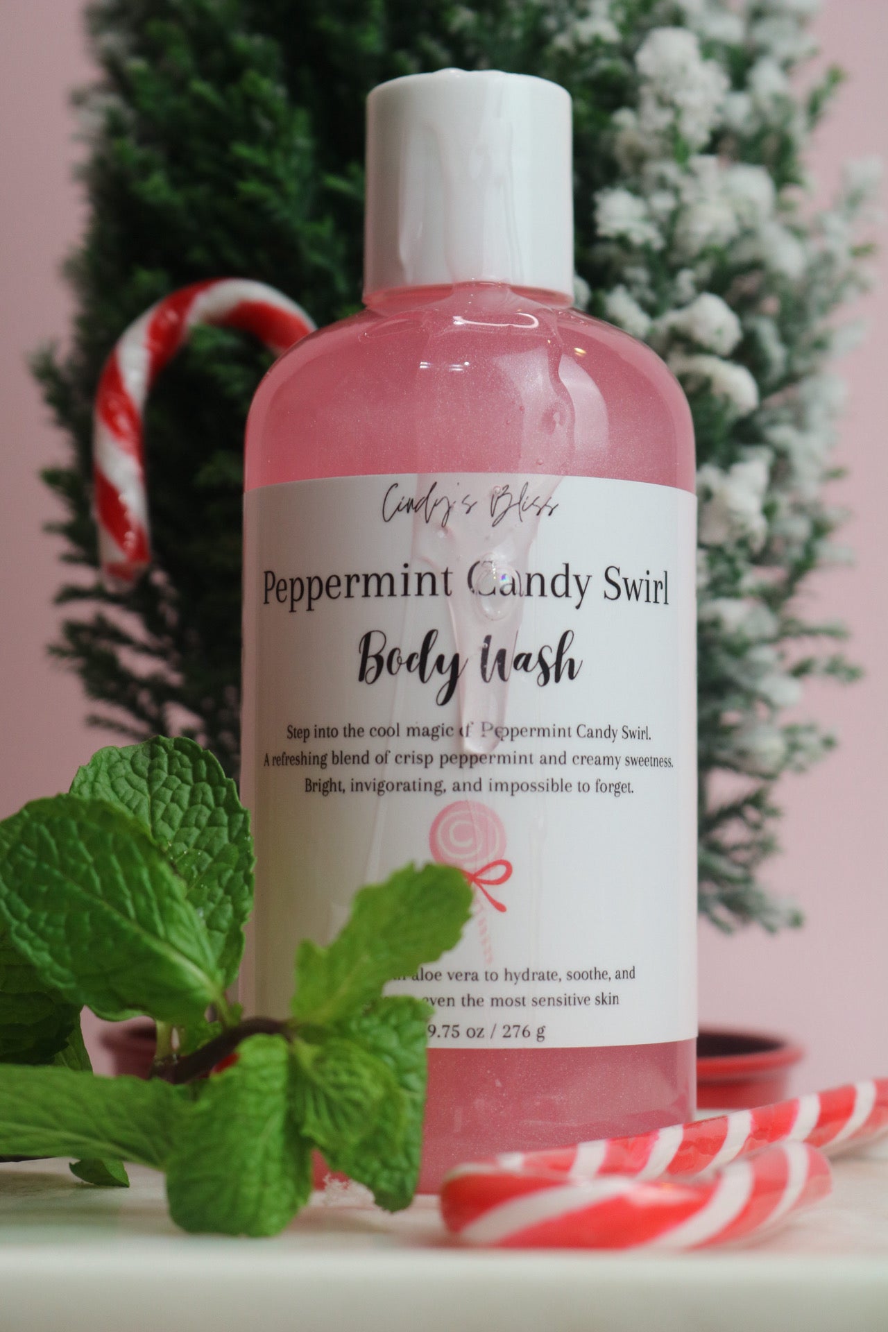 Peppermint Candy Swirl Body Wash