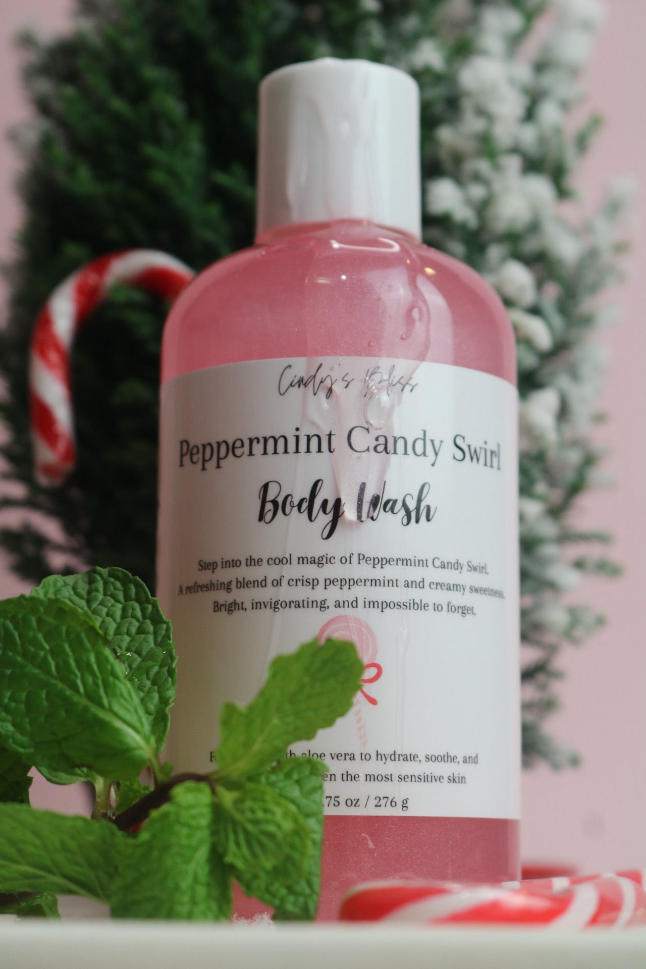 Peppermint Candy Swirl Body Wash